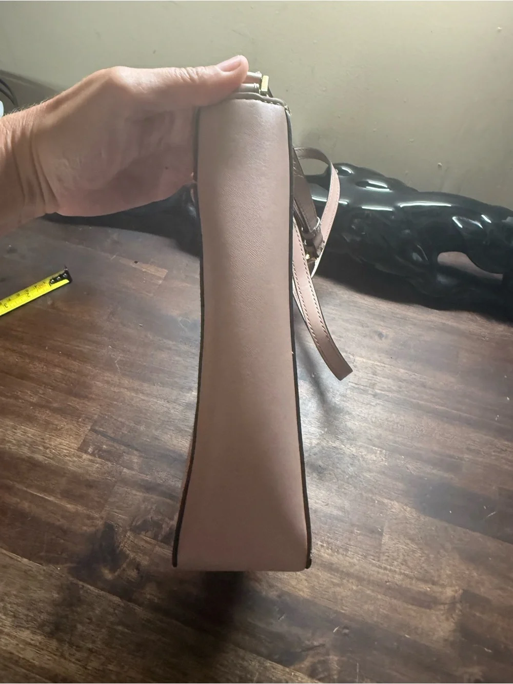 Michael Kors Pink Logo Crossbody Bag with Center Stripe